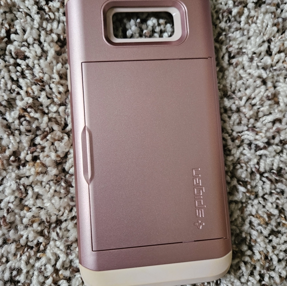 Spigen Rose Gold Samsung Galaxy S8+ Case NWT - Picture 3 of 6